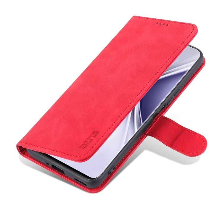 For Honor X20 SE AZNS Skin Feel Calf Texture Horizontal Flip Leather Case with Card Slots & Holder & Wallet