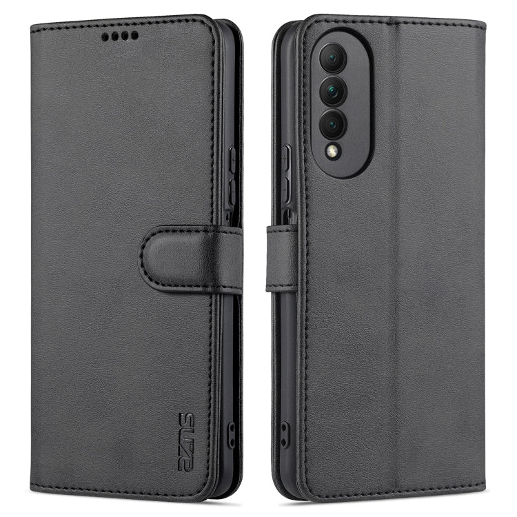 For Honor X20 SE AZNS Skin Feel Calf Texture Horizontal Flip Leather Case with Card Slots & Holder & Wallet