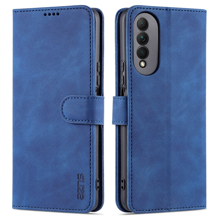 For Honor X20 SE AZNS Skin Feel Calf Texture Horizontal Flip Leather Case with Card Slots & Holder & Wallet