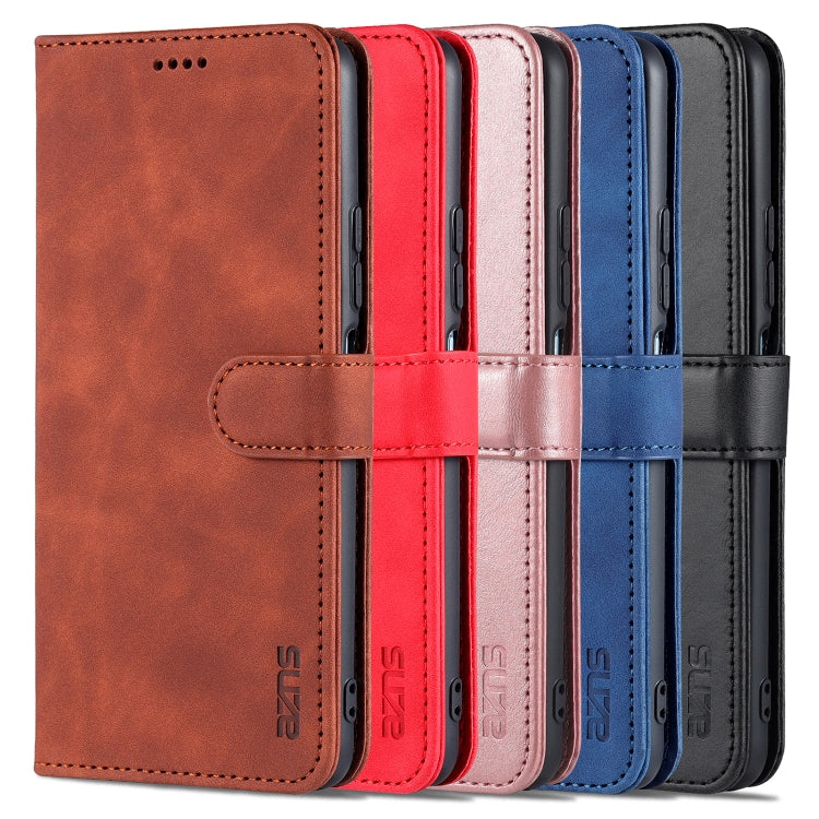 For Honor X20 SE AZNS Skin Feel Calf Texture Horizontal Flip Leather Case with Card Slots & Holder & Wallet