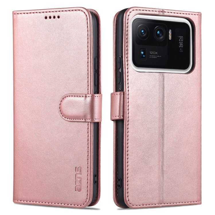 For Xiaomi Mi 11 Ultra AZNS Skin Feel Calf Texture Horizontal Flip Leather Case with Card Slots & Holder & Wallet
