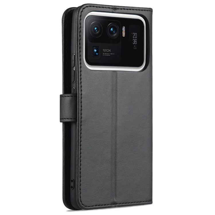 For Xiaomi Mi 11 Ultra AZNS Skin Feel Calf Texture Horizontal Flip Leather Case with Card Slots & Holder & Wallet