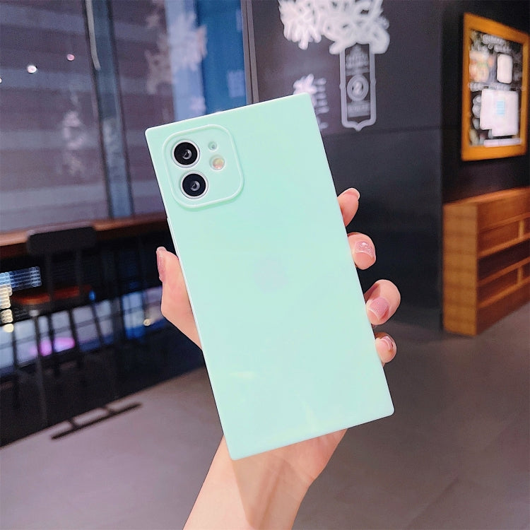 For iPhone 11 Pro Max Solid Color Square Soft TPU Shockproof Case