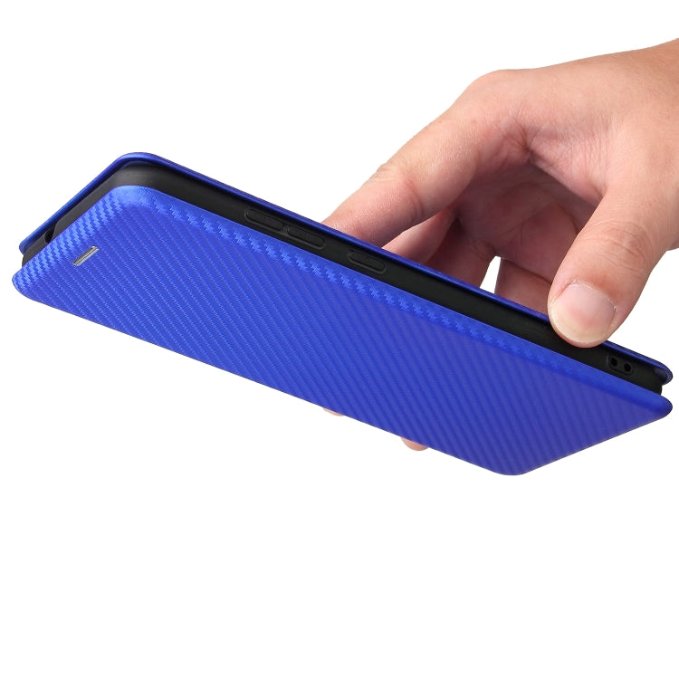 For Nokia C10 Carbon Fiber Texture Horizontal Flip TPU + PC + PU Leather Case with Card Slot