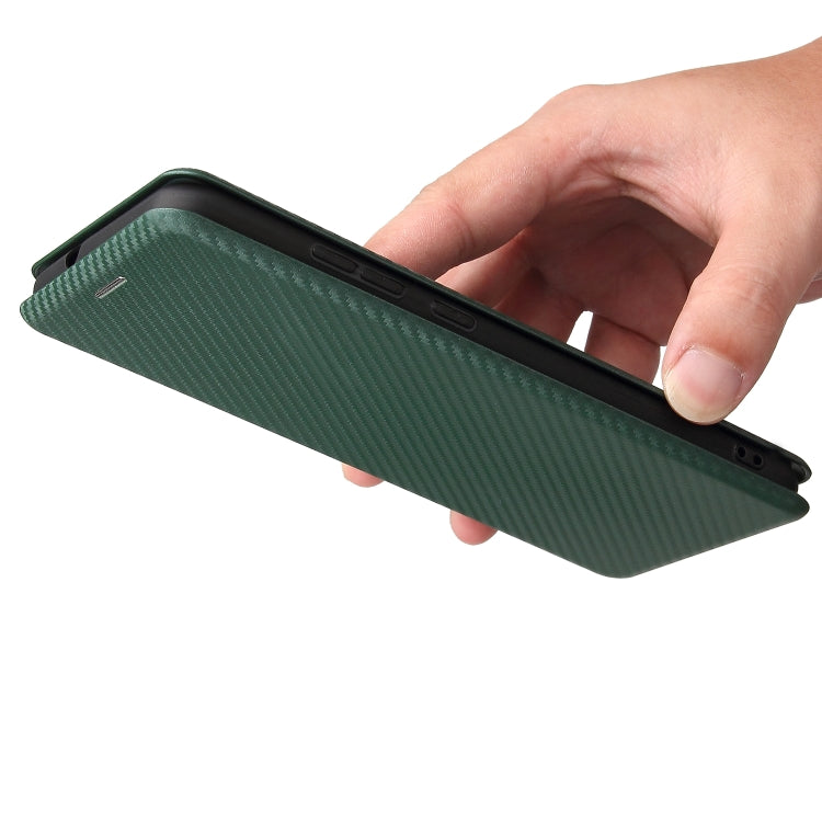 For Nokia C20 Carbon Fiber Texture Horizontal Flip TPU + PC + PU Leather Case with Card Slot