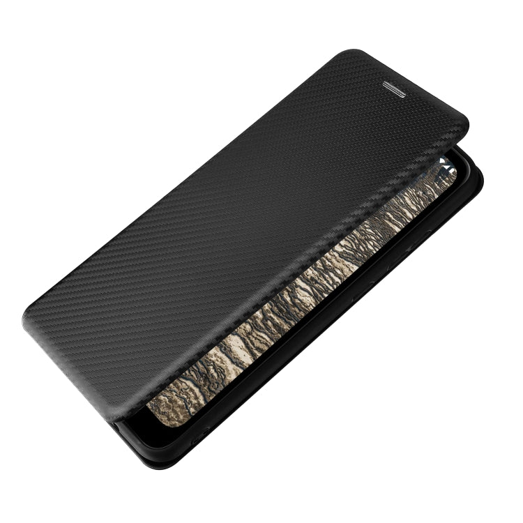 For Nokia C20 Carbon Fiber Texture Horizontal Flip TPU + PC + PU Leather Case with Card Slot