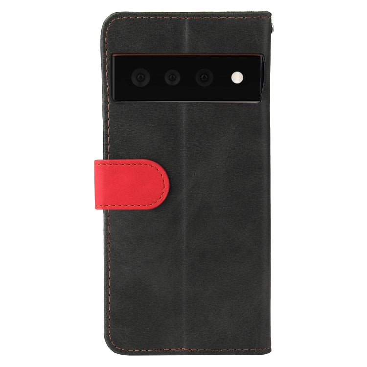 For Google Pixel 6 / Pixel 6 Pro Business Stitching-Color Horizontal Flip PU Leather Case with Holder & Card Slots & Photo Frame