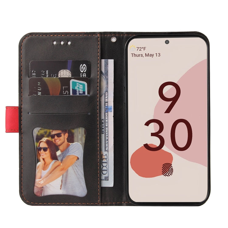 For Google Pixel 6 / Pixel 6 Pro Business Stitching-Color Horizontal Flip PU Leather Case with Holder & Card Slots & Photo Frame