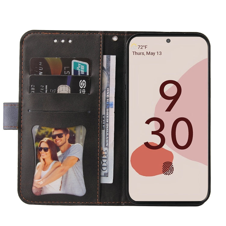 For Google Pixel 6 / Pixel 6 Pro Business Stitching-Color Horizontal Flip PU Leather Case with Holder & Card Slots & Photo Frame