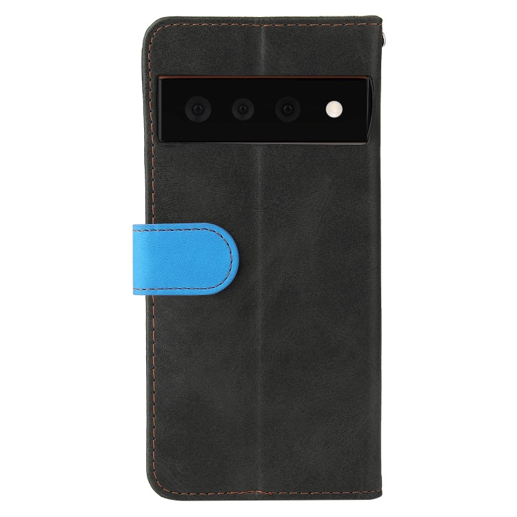 For Google Pixel 6 / Pixel 6 Pro Business Stitching-Color Horizontal Flip PU Leather Case with Holder & Card Slots & Photo Frame