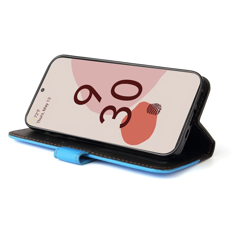 For Google Pixel 6 / Pixel 6 Pro Business Stitching-Color Horizontal Flip PU Leather Case with Holder & Card Slots & Photo Frame