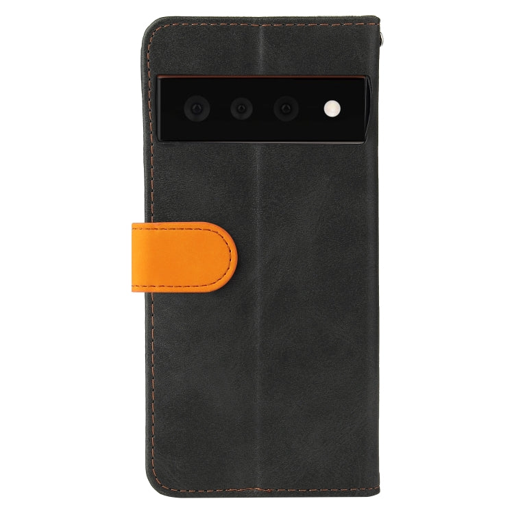 For Google Pixel 6 / Pixel 6 Pro Business Stitching-Color Horizontal Flip PU Leather Case with Holder & Card Slots & Photo Frame