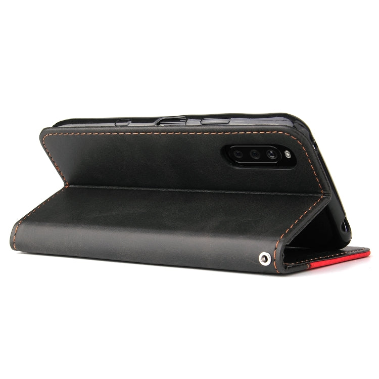 For Sony Xperia 10 III Business Stitching-Color Horizontal Flip PU Leather Case with Holder & Card Slots & Photo Frame