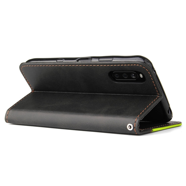 For Sony Xperia 10 III Business Stitching-Color Horizontal Flip PU Leather Case with Holder & Card Slots & Photo Frame