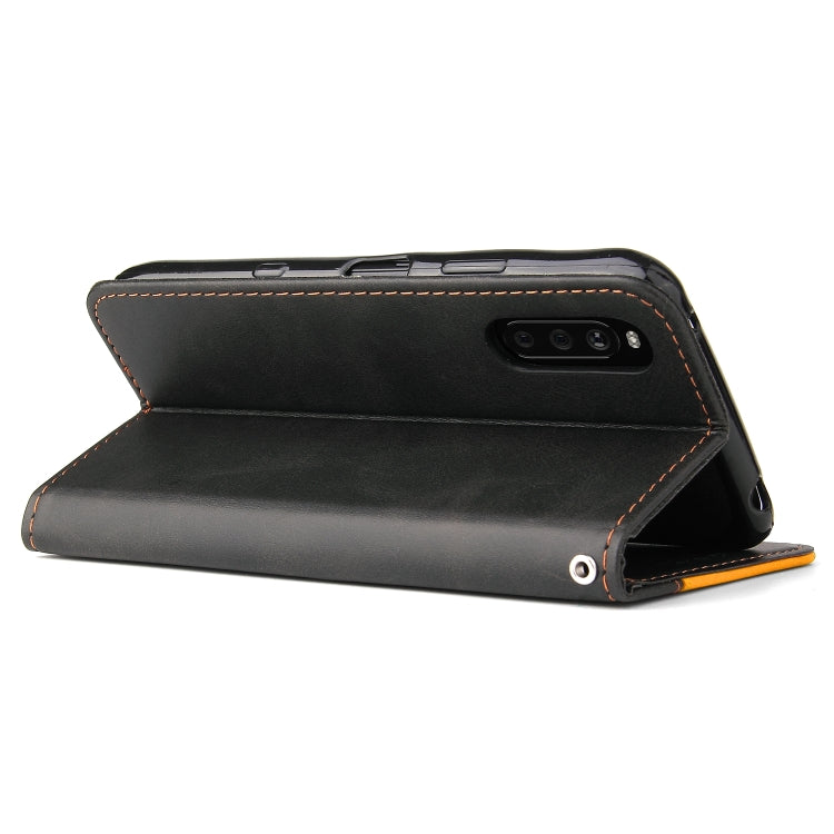 For Sony Xperia 10 III Business Stitching-Color Horizontal Flip PU Leather Case with Holder & Card Slots & Photo Frame