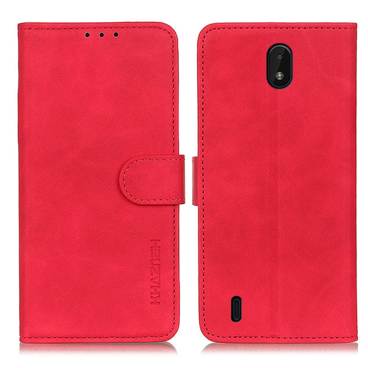For Nokia C01 Core KHAZNEH Retro Texture PU + TPU Horizontal Flip Leather Case with Holder & Card Slots & Wallet