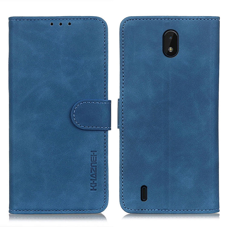 For Nokia C01 Plus KHAZNEH Retro Texture PU + TPU Horizontal Flip Leather Case with Holder & Card Slots & Wallet