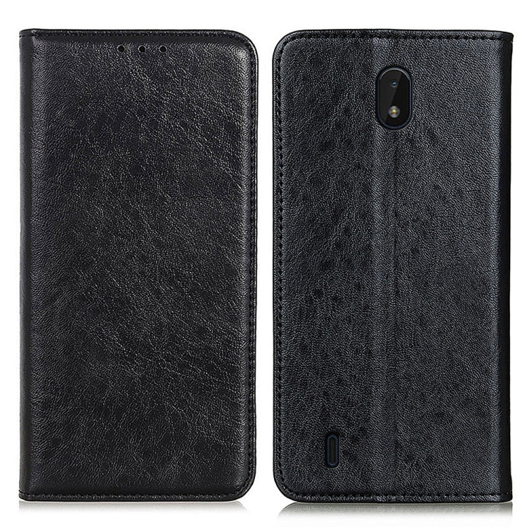 For Nokia C01 Plus Magnetic Crazy Horse Texture Horizontal Flip Leather Case with Holder & Card Slots & Wallet