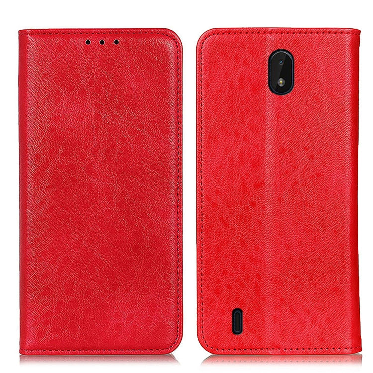For Nokia C01 Plus Magnetic Crazy Horse Texture Horizontal Flip Leather Case with Holder & Card Slots & Wallet