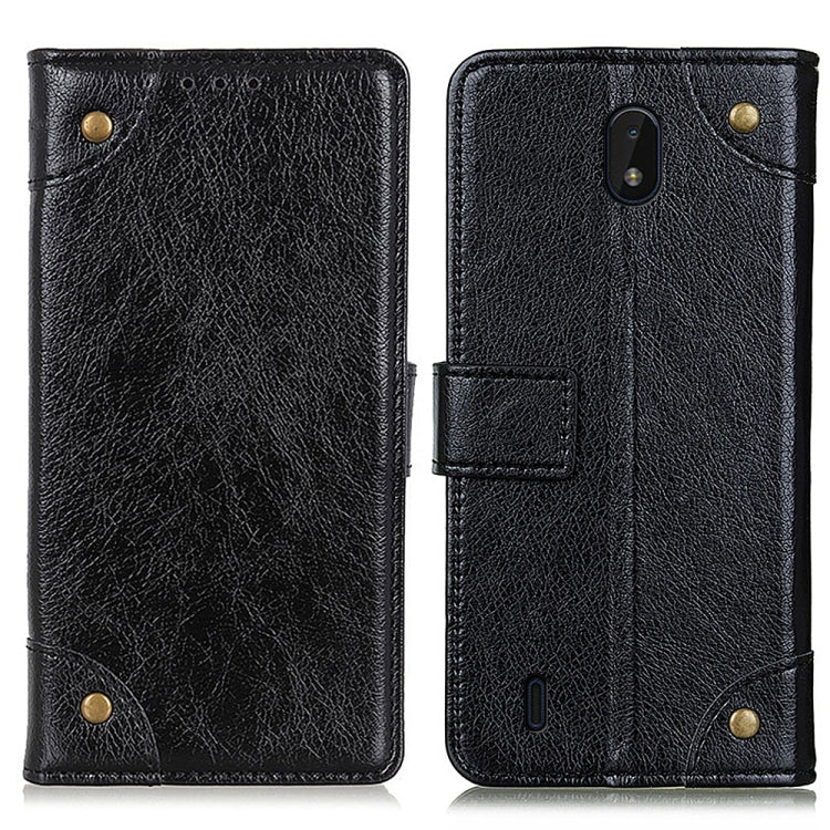 For Nokia C01 Core Copper Buckle Nappa Texture Horizontal Flip Leather Case with Holder & Card Slots & Wallet