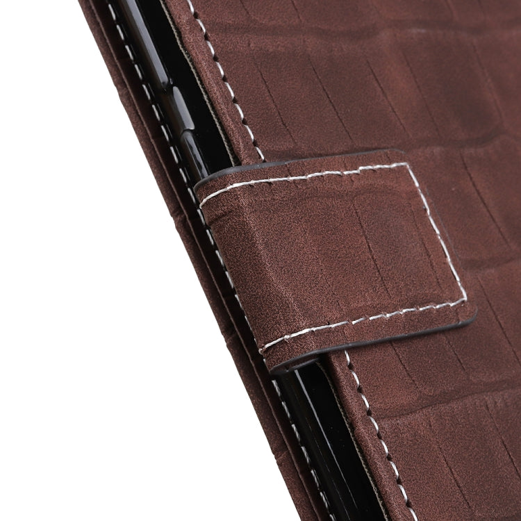 For Nokia C01 Core Magnetic Crocodile Texture Horizontal Flip Leather Case with Holder & Card Slots & Wallet