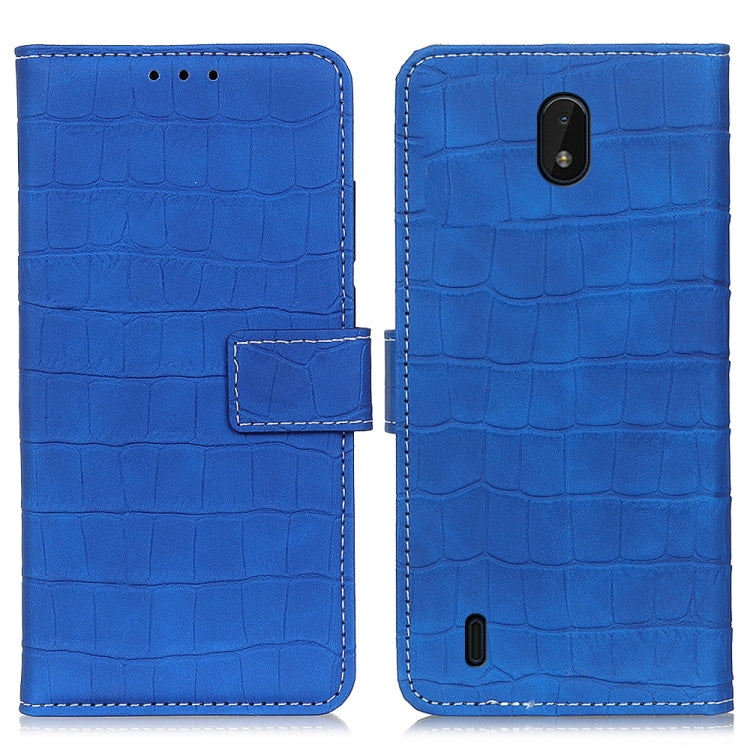 For Nokia C01 Plus Magnetic Crocodile Texture Horizontal Flip Leather Case with Holder & Card Slots & Wallet