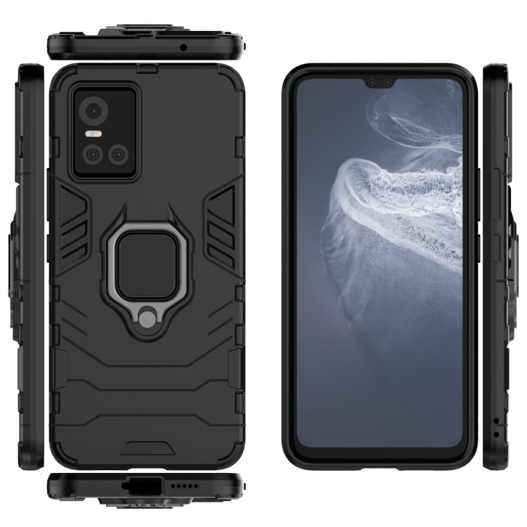 For vivo S10 / S10 Pro PC + TPU Shockproof Protective Case with Magnetic Ring Holder