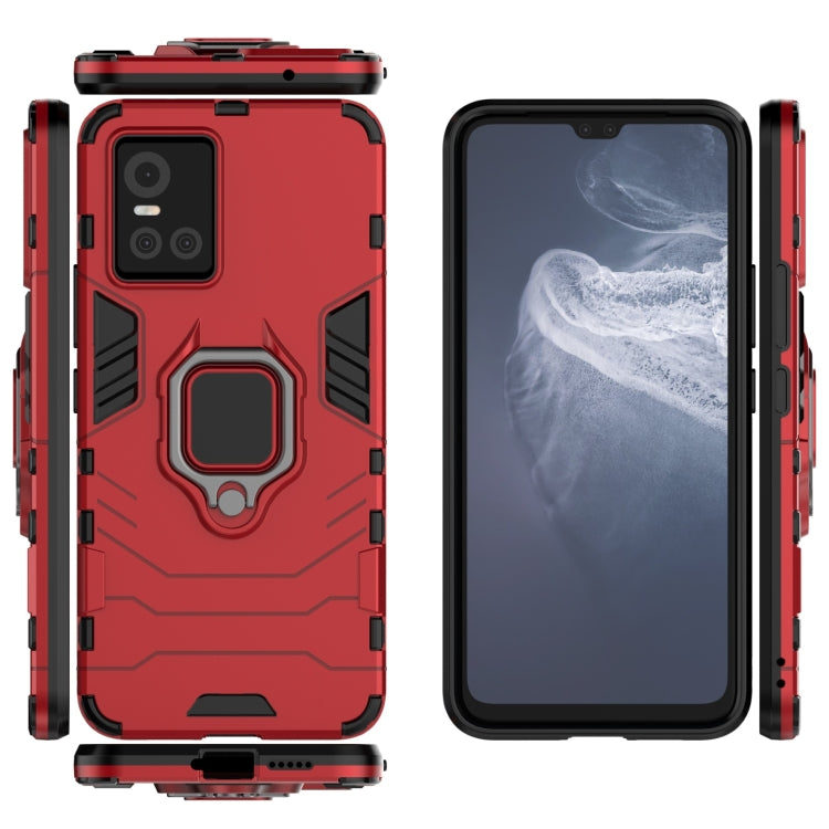 For vivo S10 / S10 Pro PC + TPU Shockproof Protective Case with Magnetic Ring Holder