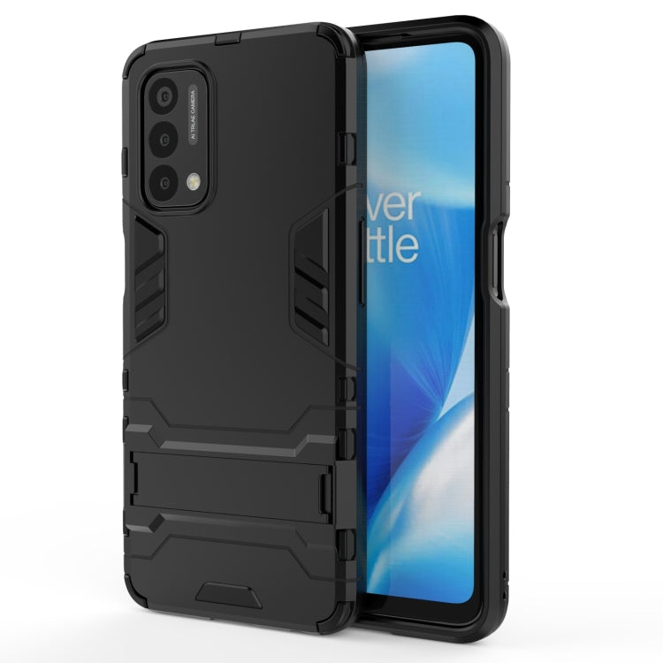 For OnePlus Nord N200 5G PC + TPU Shockproof Protective Case with Holder