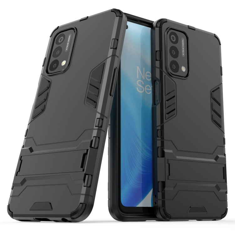For OnePlus Nord N200 5G PC + TPU Shockproof Protective Case with Holder