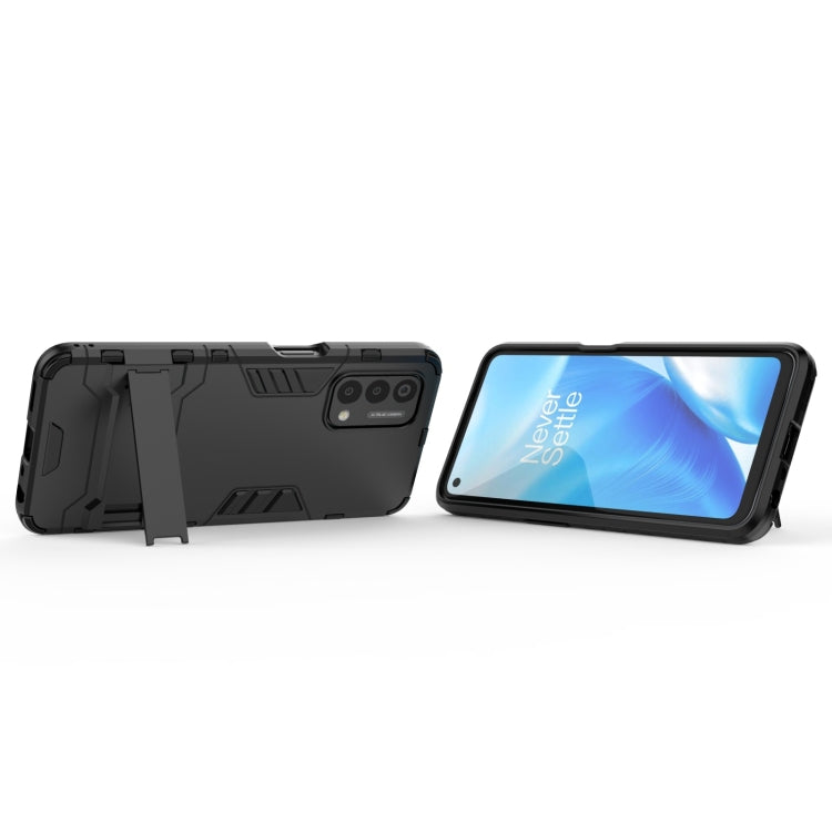 For OnePlus Nord N200 5G PC + TPU Shockproof Protective Case with Holder