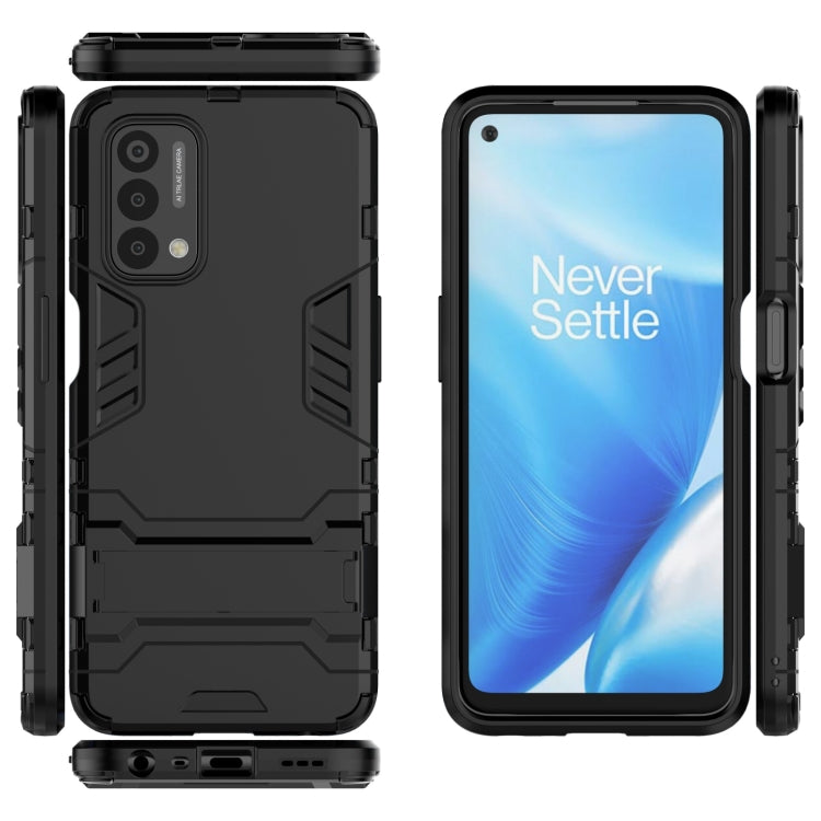 For OnePlus Nord N200 5G PC + TPU Shockproof Protective Case with Holder