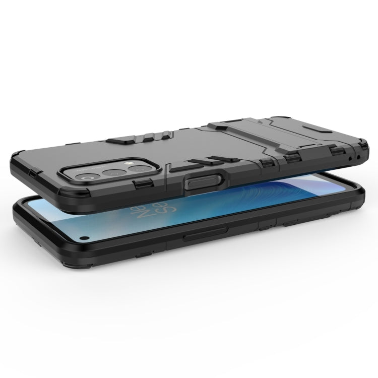 For OnePlus Nord N200 5G PC + TPU Shockproof Protective Case with Holder
