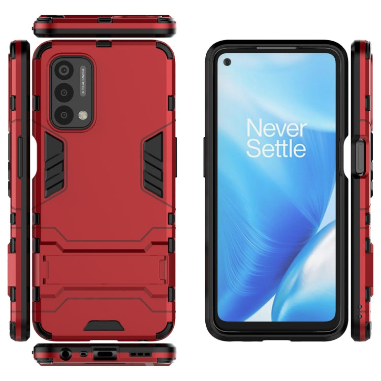 For OnePlus Nord N200 5G PC + TPU Shockproof Protective Case with Holder