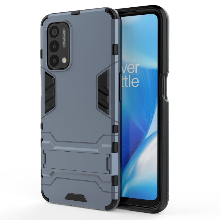 For OnePlus Nord N200 5G PC + TPU Shockproof Protective Case with Holder