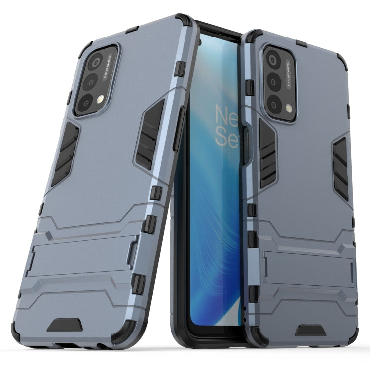 For OnePlus Nord N200 5G PC + TPU Shockproof Protective Case with Holder