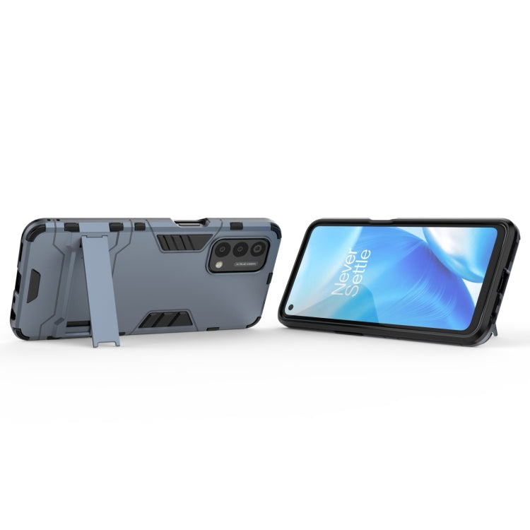 For OnePlus Nord N200 5G PC + TPU Shockproof Protective Case with Holder