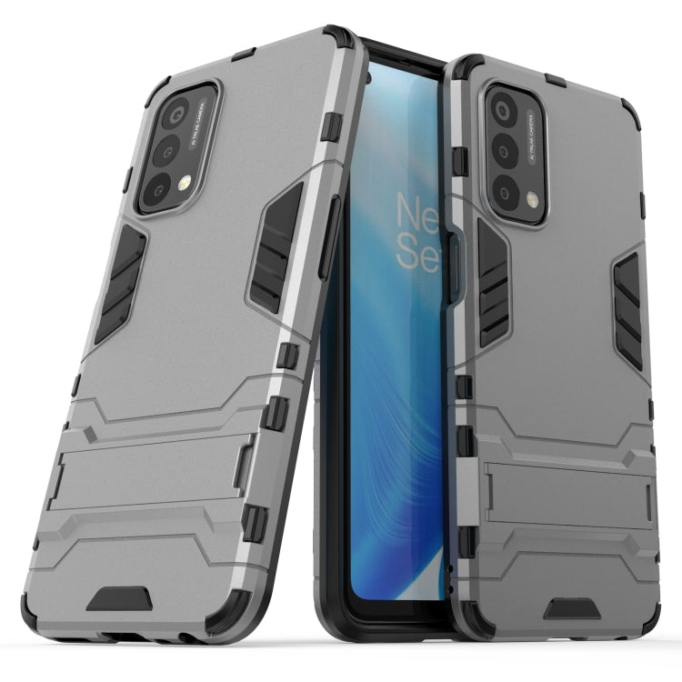 For OnePlus Nord N200 5G PC + TPU Shockproof Protective Case with Holder