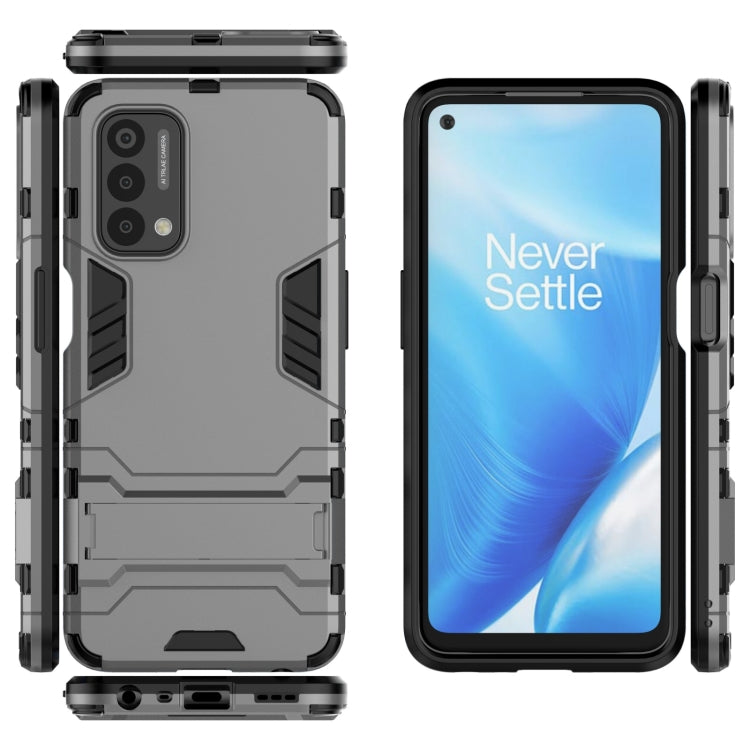 For OnePlus Nord N200 5G PC + TPU Shockproof Protective Case with Holder