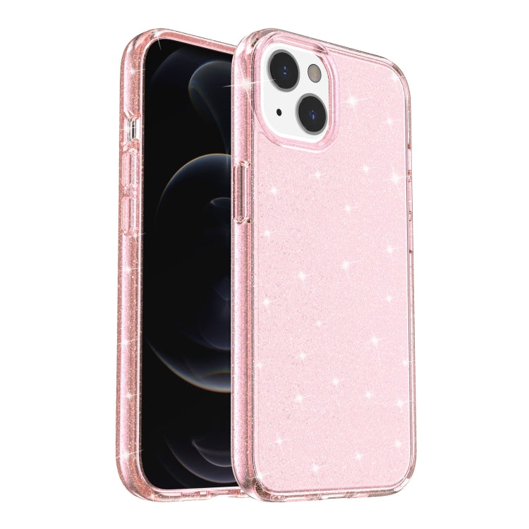 For iPhone 13 mini Shockproof Terminator Style Glitter Powder Protective Case