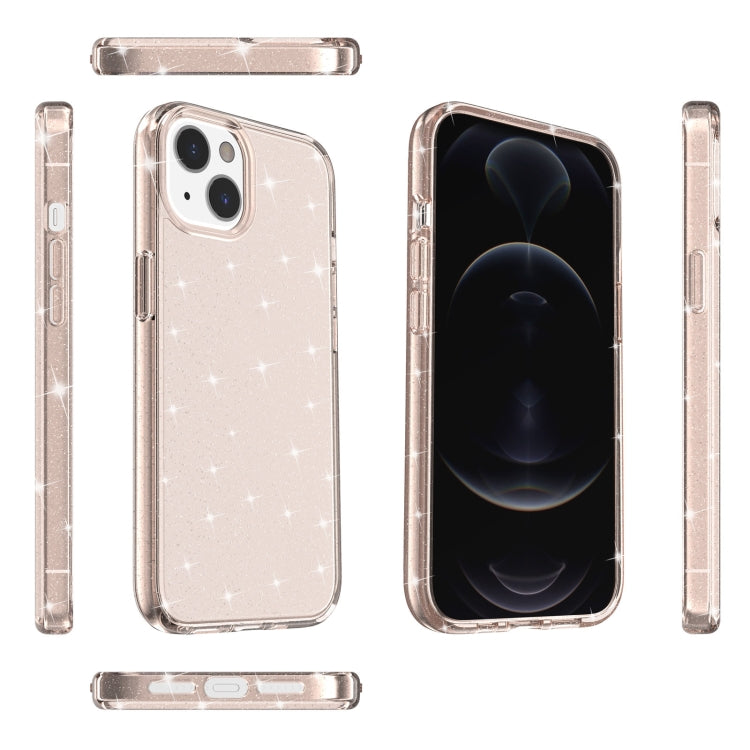 For iPhone 13 mini Shockproof Terminator Style Glitter Powder Protective Case