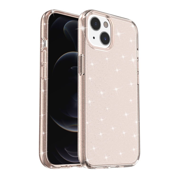 For iPhone 13 Shockproof Terminator Style Glitter Powder Protective Case