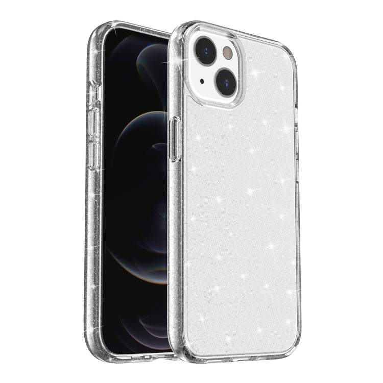 For iPhone 13 Shockproof Terminator Style Glitter Powder Protective Case