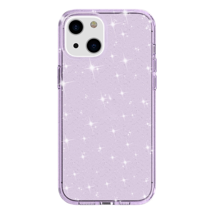 For iPhone 13 Shockproof Terminator Style Glitter Powder Protective Case