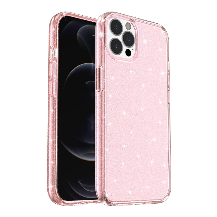 For iPhone 13 Pro Shockproof Terminator Style Glitter Powder Protective Case