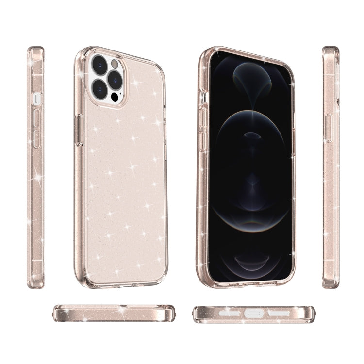For iPhone 13 Pro Max Shockproof Terminator Style Glitter Powder Protective Case
