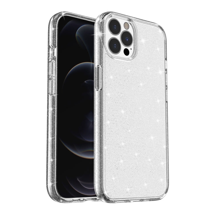 For iPhone 13 Pro Max Shockproof Terminator Style Glitter Powder Protective Case