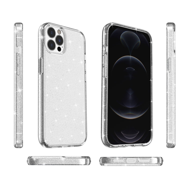 For iPhone 13 Pro Max Shockproof Terminator Style Glitter Powder Protective Case
