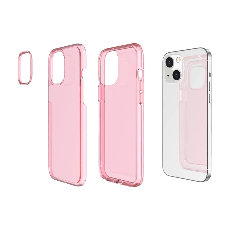 For iPhone 13 mini Shockproof Terminator Style Transparent Protective Case