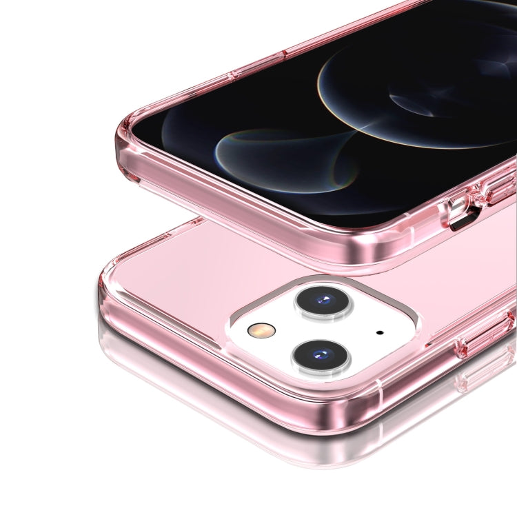 For iPhone 13 mini Shockproof Terminator Style Transparent Protective Case